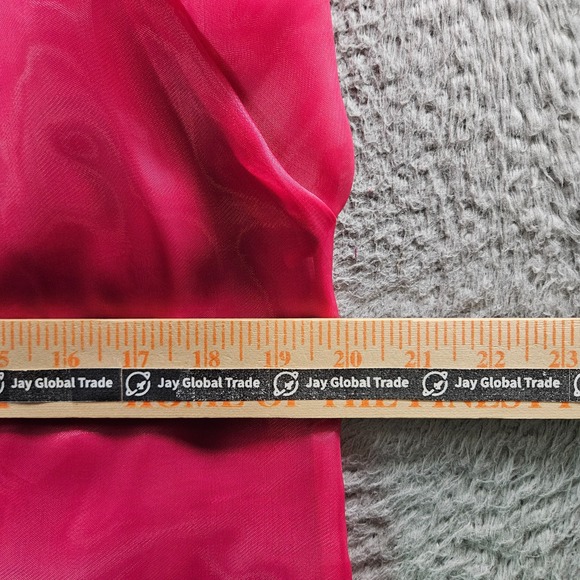 NEW Boston Proper Sleeveless Top Women Medium Sheer Pink Party Preppy - Picture 7 of 9